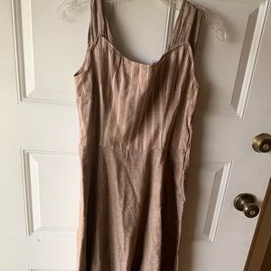 60s brown day dress See pics